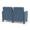 Lesro Siena Lounge Reception 2 Seat Tandem Seating, Black, MD Titan Upholstery SN2103 - alternate 2